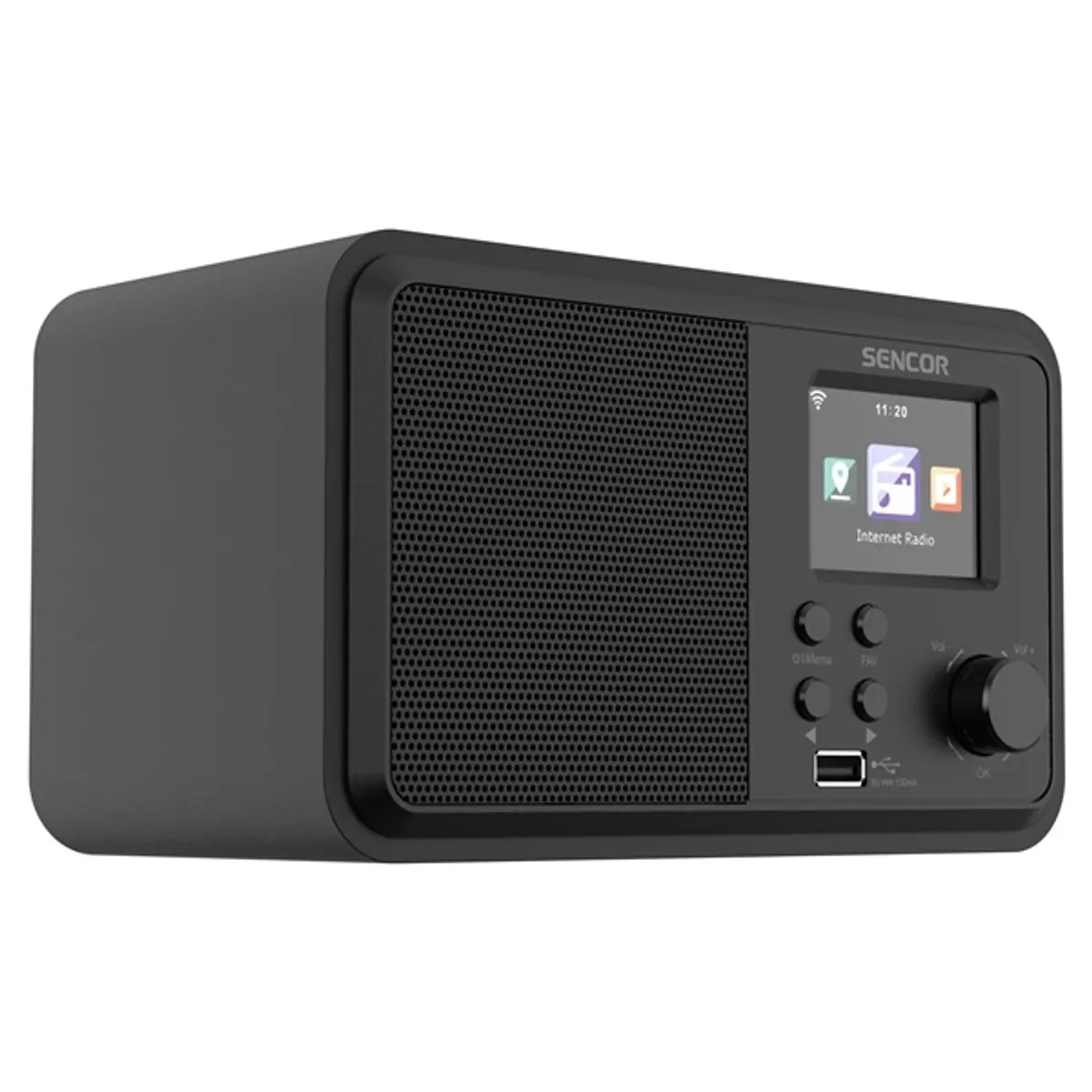 SENCOR 35060366 SIR 5100WDB internet rádió 2,4" LCD Bluetooth WiFi USB DAB+ FM RDS 4,0 W #2