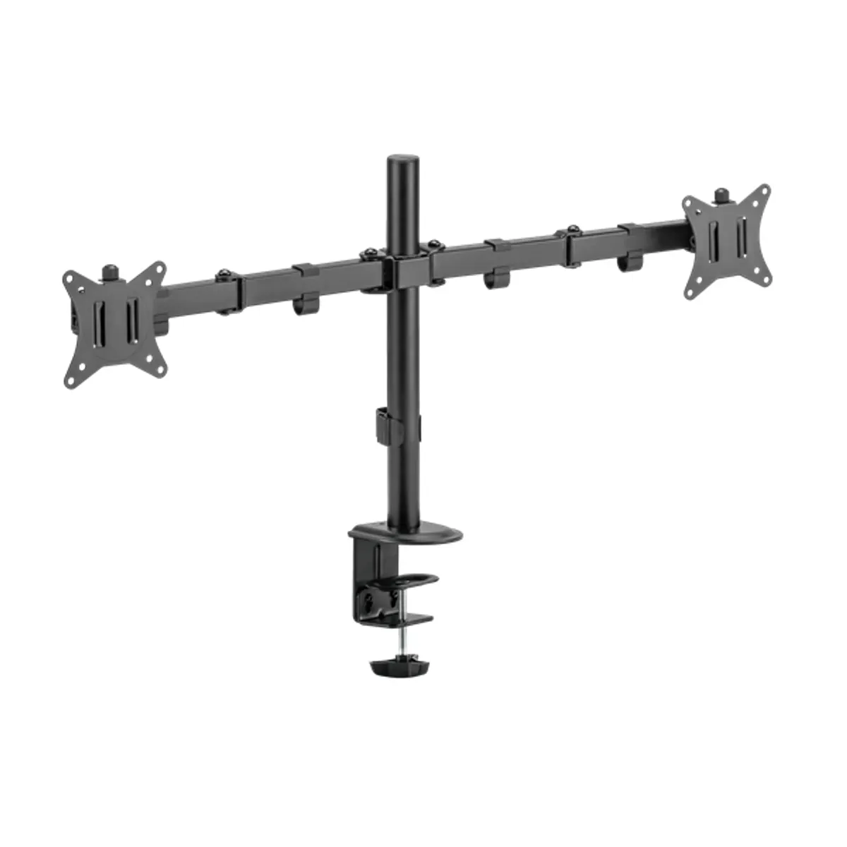 SBOX LCD-352-2-2 duál asztali monitortartó konzol 17"-32" 9 kg monitoronként kábelrendezés VESA 75x75 100x100 dönthető forgatható #1