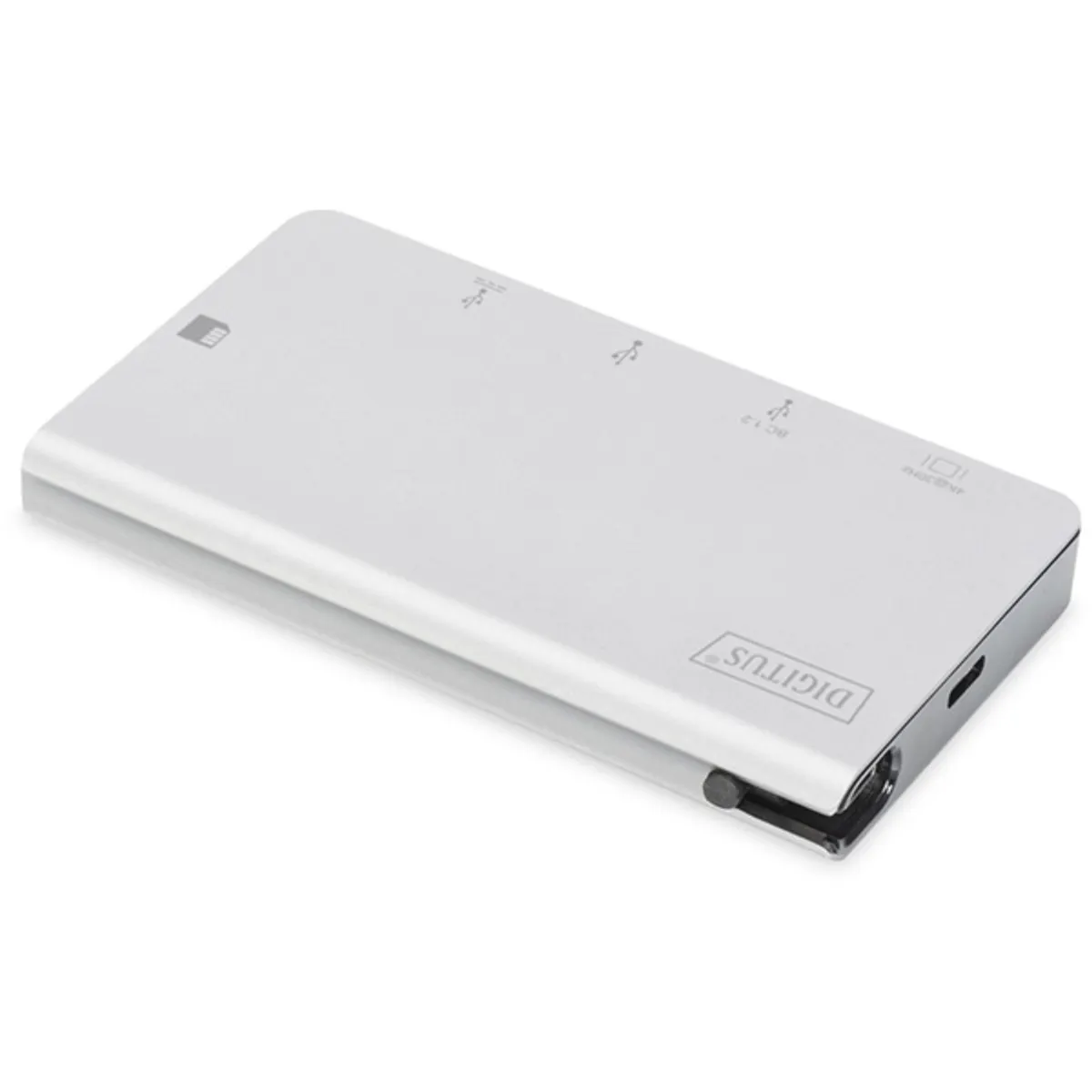 DIGITUS DA-70867 USB-C 6 portos utazó dokkoló HDMI 1x USB-C 2x USB-A Micro SD SD #7