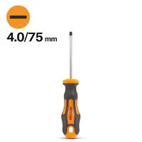 HANDY 10512 csavarhúzó 75mm 4.0 króm-vanádium szár csúszásmentes fogantyú akasztólyukkal
