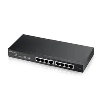 Zyxel GS1915-8-EU0101F GS1915-8 8-portos GbE intelligens menedzselt switch PoE 60W