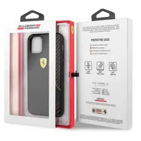 FERRARI FESITHCN58BK On Track hátlap PU gumi iPhone 11 Pro fekete sárga 5,8" #4