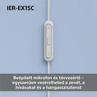 Sony IEREX15CL.CE7 USB Type-C vezetékes mikrofonos fülhallgató kék 120 cm #6