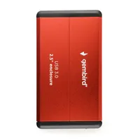 GEMBIRD EE2-U3S-2-R 2.5" USB 3.0 SATA HDD SSD ház alumínium piros #3