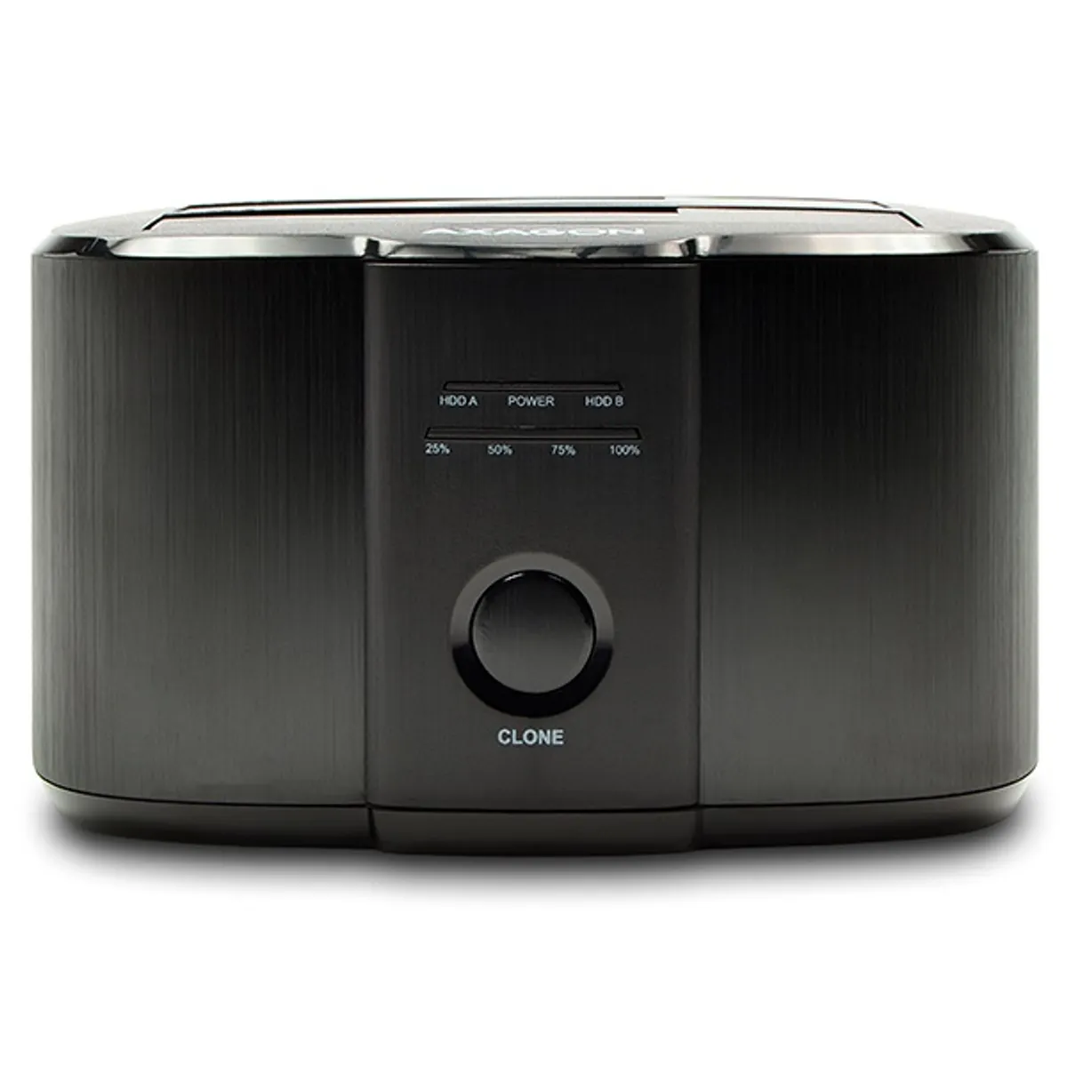 AXAGON ADSA-ST Dual HDD dokkoló USB 3.0 2,5" és 3,5" SATA 6G UASP klónozás alumínium fekete külső #4