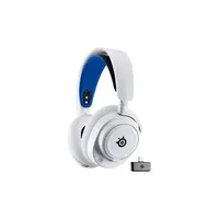 SteelSeries 61561 Arctis Nova 7P Fehér kék Vezeték nélküli Bluetooth USB-C dongle 40 mm 20-22000 Hz 36 ohm 93 dB 100-6500 Hz -38 dB 38 óra