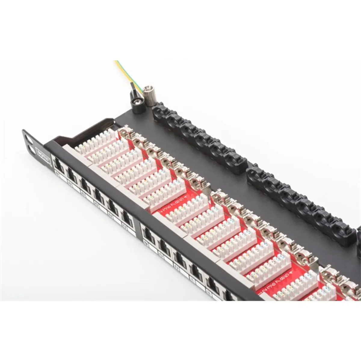 DIGITUS DN-91624S-SL-SH patch panel 24 port 0,5U 19" cat6 árnyékolt fekete #2