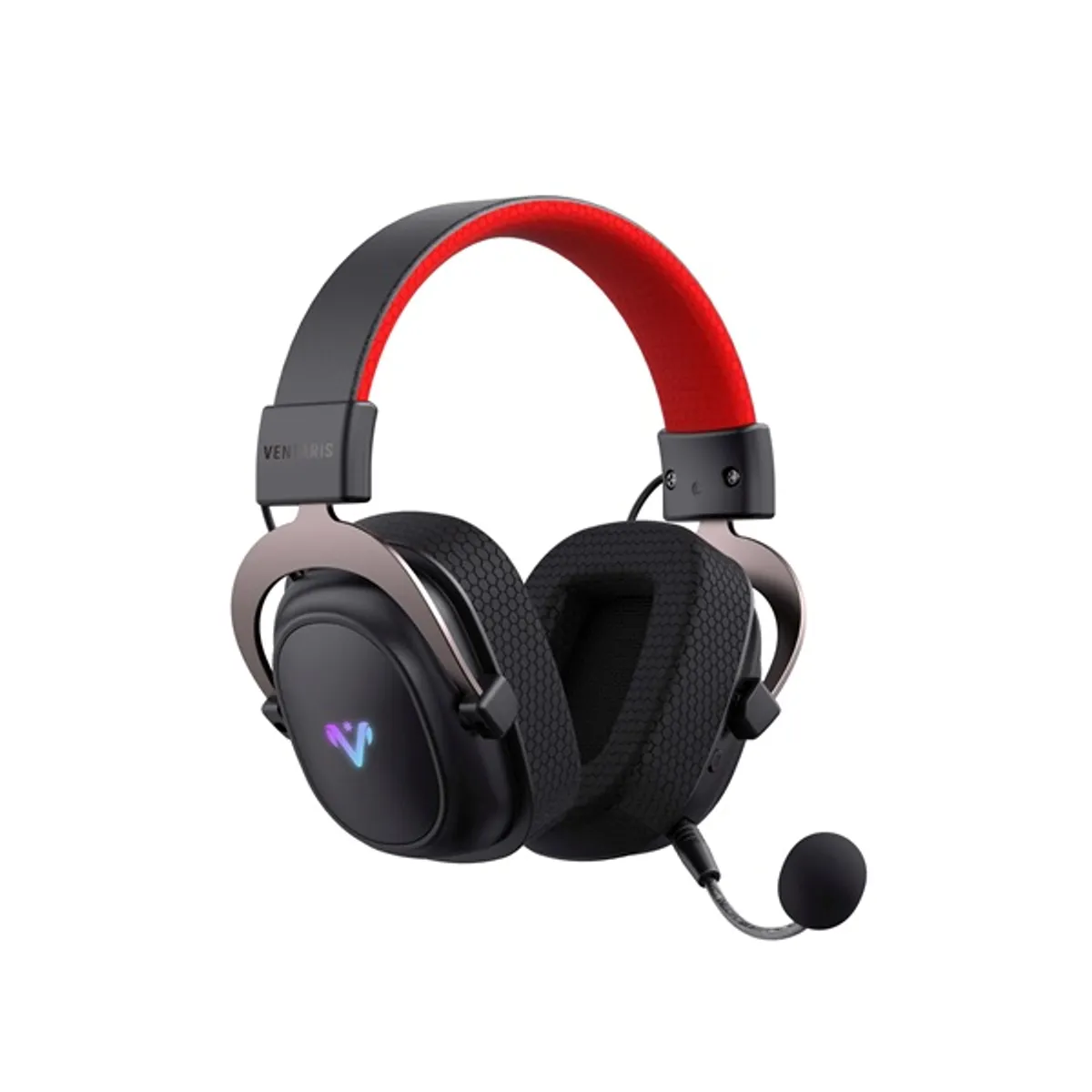 Ventaris VGHS202-BG vezeték nélküli gamer headset 53 mm hangszóró 20-20000 Hz 64 ohm 111 dB RGB világítás 2.4GHz BT USB-C töltés 750 mAh #3