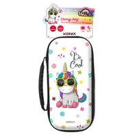 Konix KX-BP-UNIK-COOL Unik Be Cool utazó tok Switch és Switch Lite 8 tárolórekesz dupla nyitás