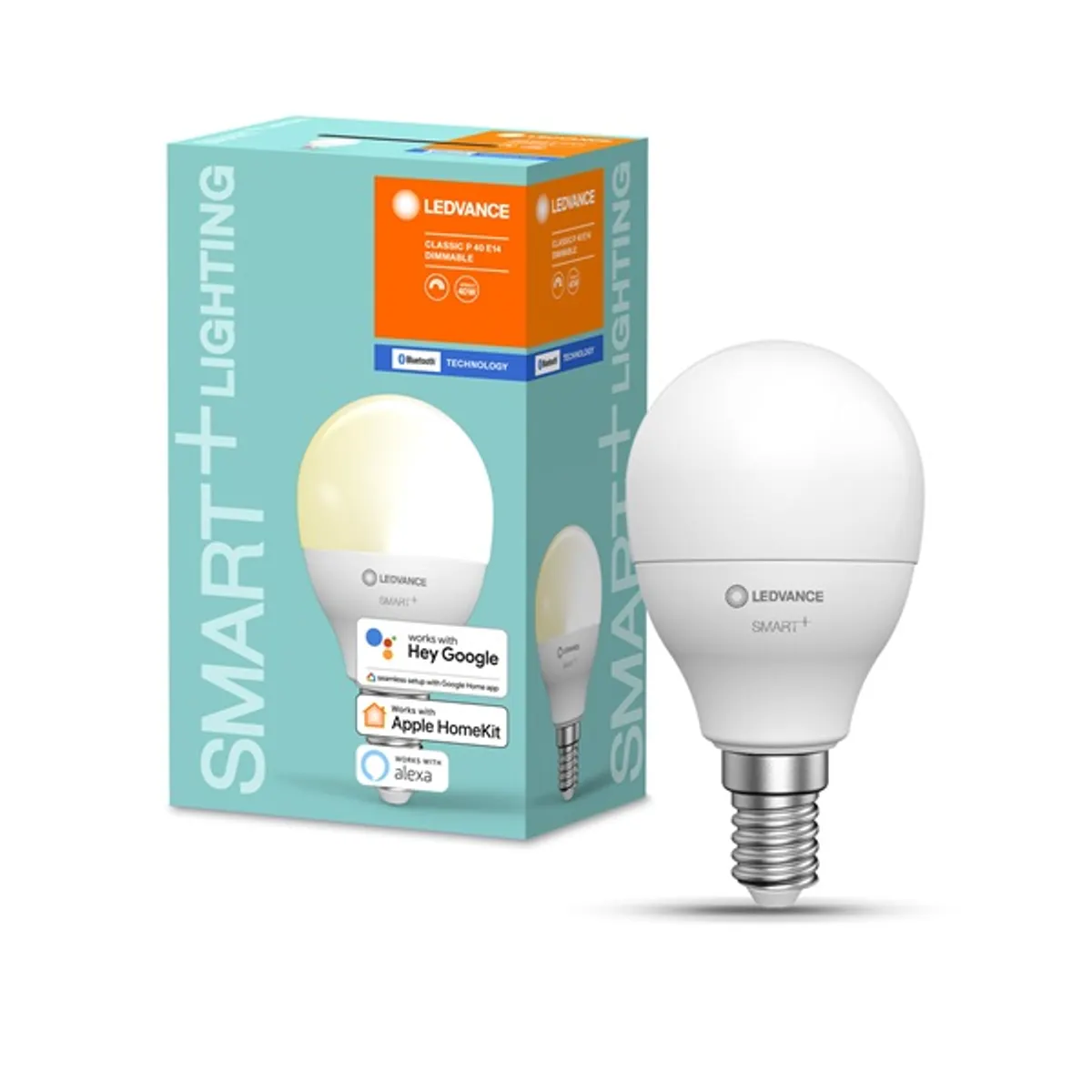 LEDVANCE 4058075485259 Smart LED fényforrás kisgömb E14 5W 470lm 2700K Bluetooth #3