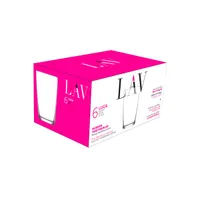 LAV LV-LCA375F Luca Long Drink pohár készlet 6 db 0,51 L átlátszó üveg