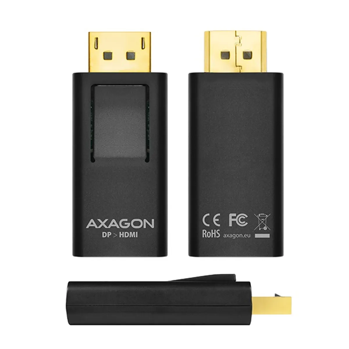Axagon RVD-HI DisplayPort to HDMI aktív adapter fekete 1920x1200 60Hz #2