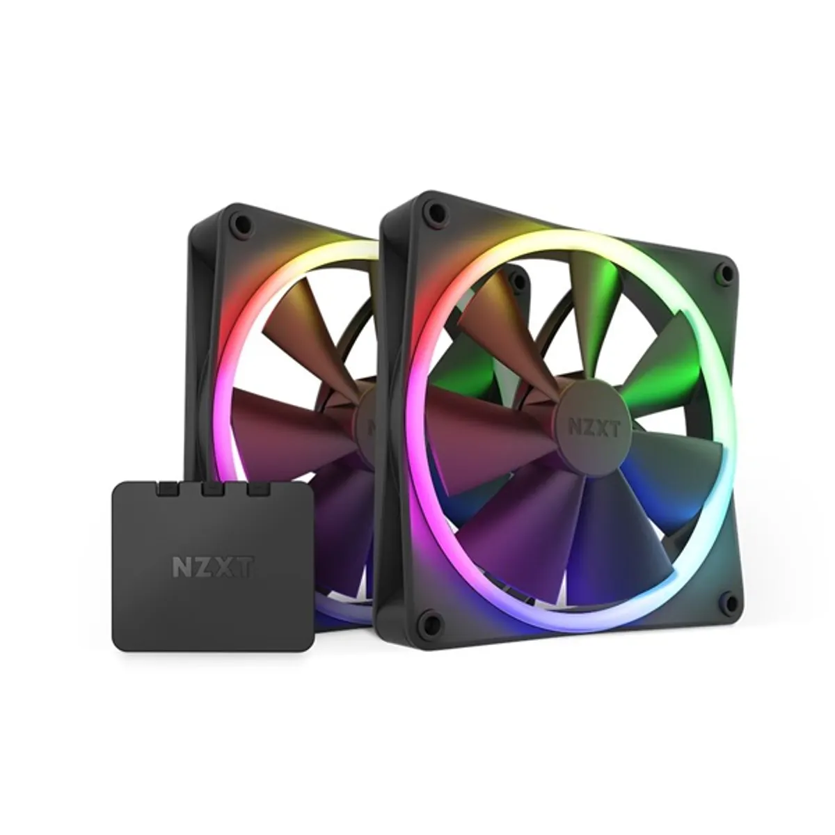 NZXT RF-R14DF-B1 F140 RGB Twin Pack 2x 140 mm PWM RGB 12V 1800 RPM 33 dB FSB #1