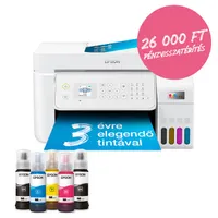 Epson C11CJ65413 EcoTank L5316 4 színű tintasugaras 5760x1440 DPI 15 oldal percenként színes 33 oldal percenként fekete-fehér Wi-Fi, fax #2