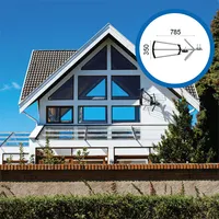 STRONG SRTANT200 SRT ANT 200 DVB-T T2 kültéri antenna 470-790 MHz ezüst erősítővel #4