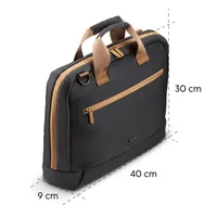 HAMA 00222050 notebook táska újrahasznosított poliészter ultrakönnyű 8 l 13,3-14,1" fekete #2