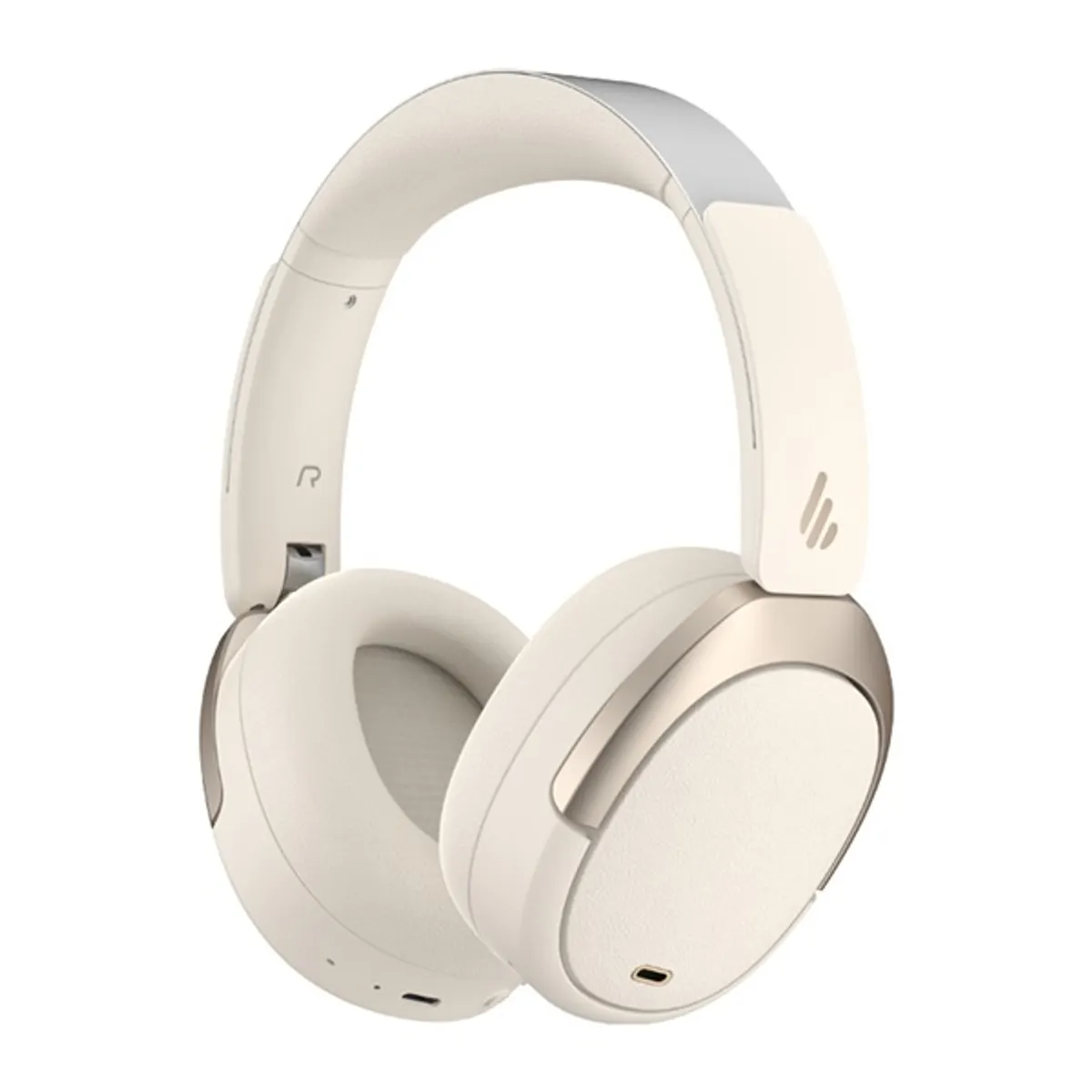 Edifier W80 IVORY W80 bluetooth 5.4 hibrid ANC 49 dB 40 mm titan membrán LDAC SBC USB-C 3,5 mm #1