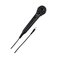 HAMA 00046020 DM 20 dinamikus mikrofon, kézi karaoke, fekete, 250 cm, 3,5 mm és 6,35 mm csatlakozás