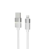 AVAX_CB310 GLOWY Fehér 100 cm USB A Lightning adat- és töltőkábel #4