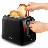 TEFAL TT1A1830 2-szeletes kenyérpirító fekete 800 W automatikus szeletkiemelés morzsatálca automatikus középre helyezés #2