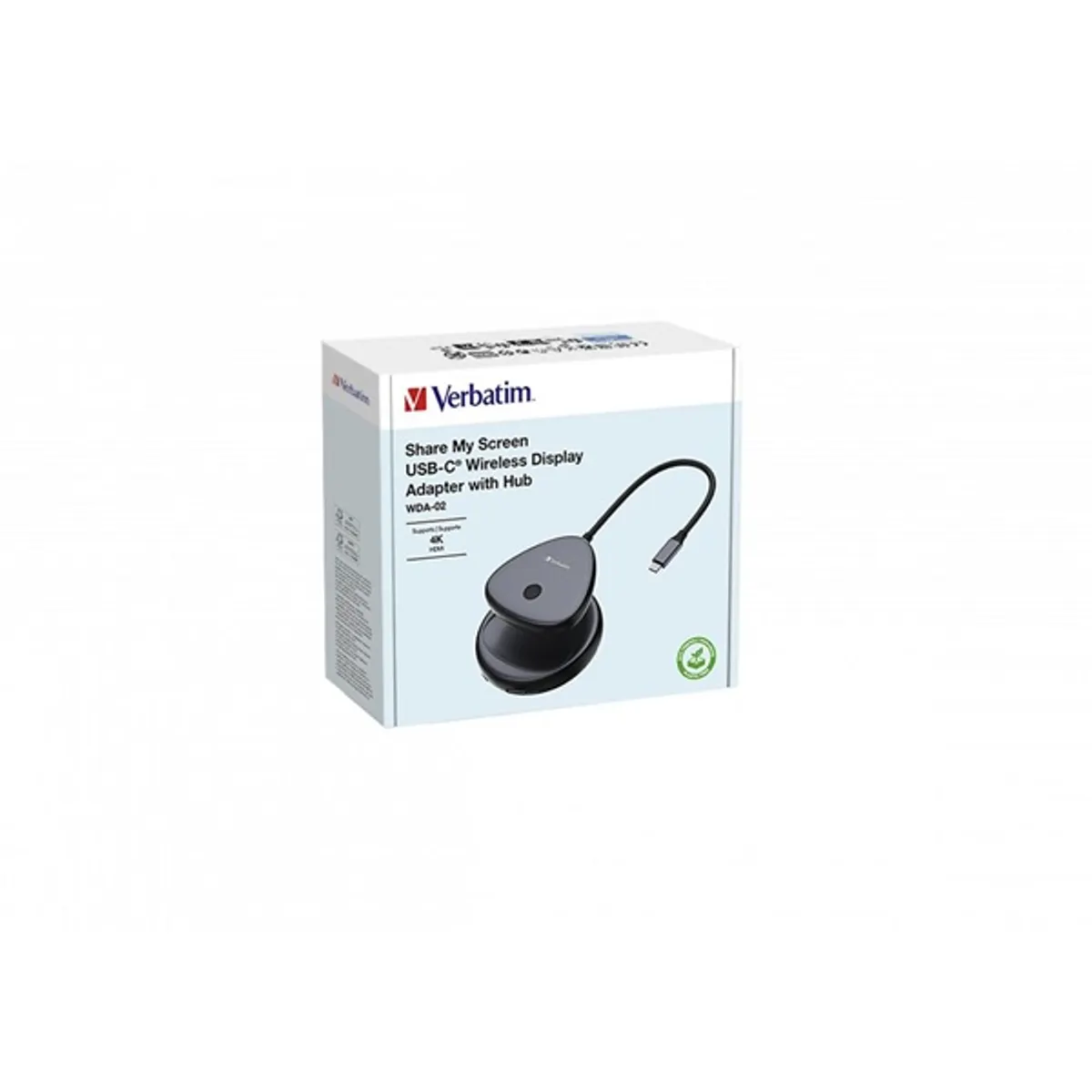 Verbatim 32147 Share My Screen WDA-02 4K USB-C dokkoló HDMI 1 db, USB 2 db, 480 Mbit/s #9
