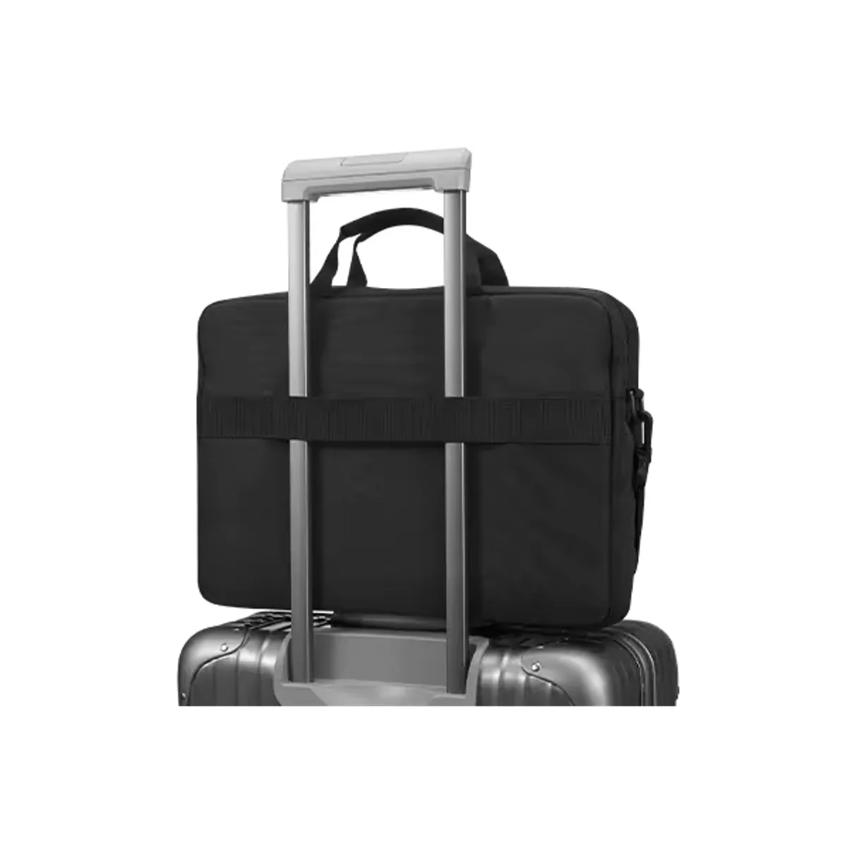 Lenovo 4X41C12469 ThinkPad Essential Topload 16" fekete poliészter PVC párnázott belső első zseb vállpánt #6