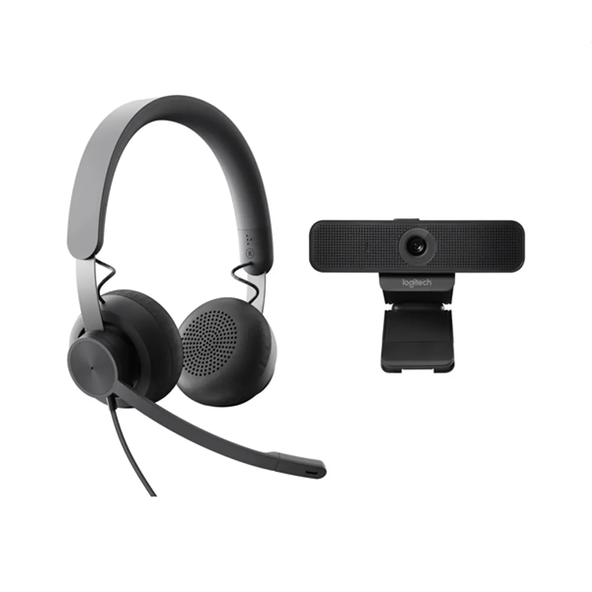 Logitech 991-000339 Zone Wired headset és C925e webkamera 190 cm usb-c 40 mm 32 ohm 20-16000 mikrofon frekvencia 100-16000 -48 dB balos #1