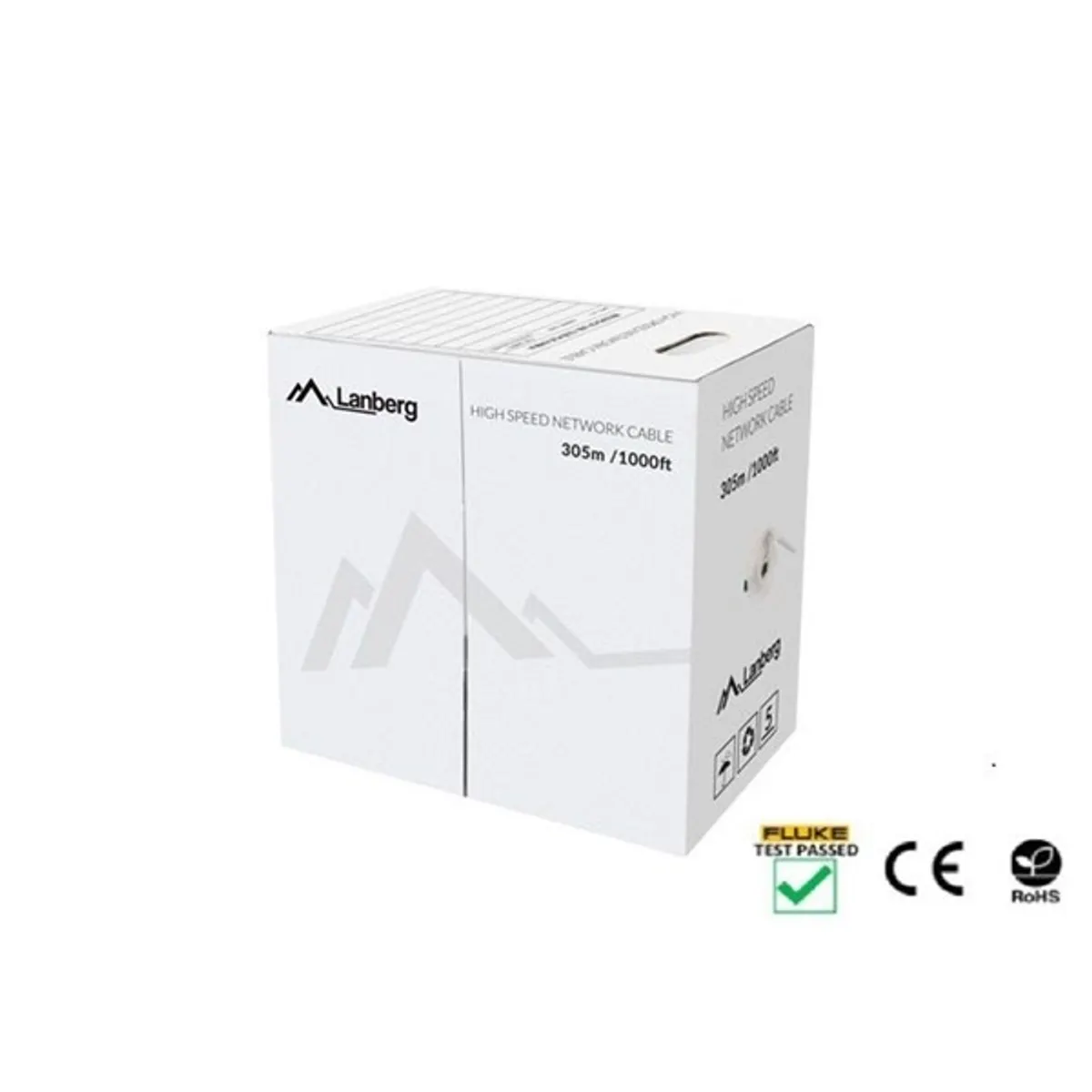 LANBERG LCU5-12CU-0305-R Cat5e utp piros 305m cu pvc awg24 #2