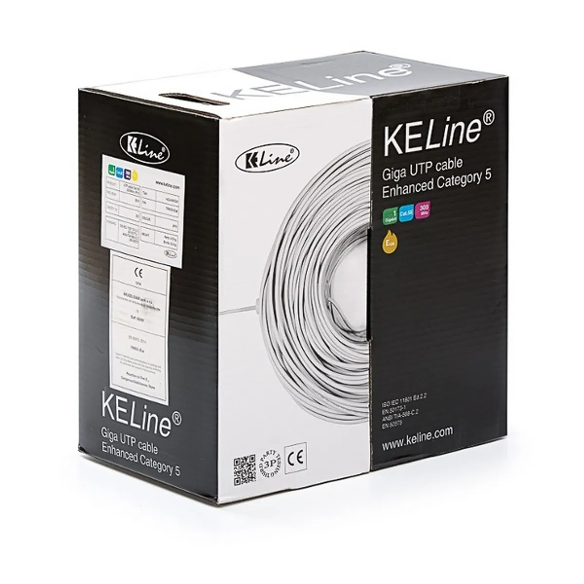 Keline 799053-ECA-RLX UTP CAT5e AWG24 kábel 305m szürke #3