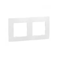 Legrand 665002 Niloé keret 2-es fehér műanyag 156x86x10 mm IP20