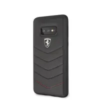 Ferrari FEHQUHCS10LBK Heritage Samsung S10 lite tok bőr hátlap fekete #2