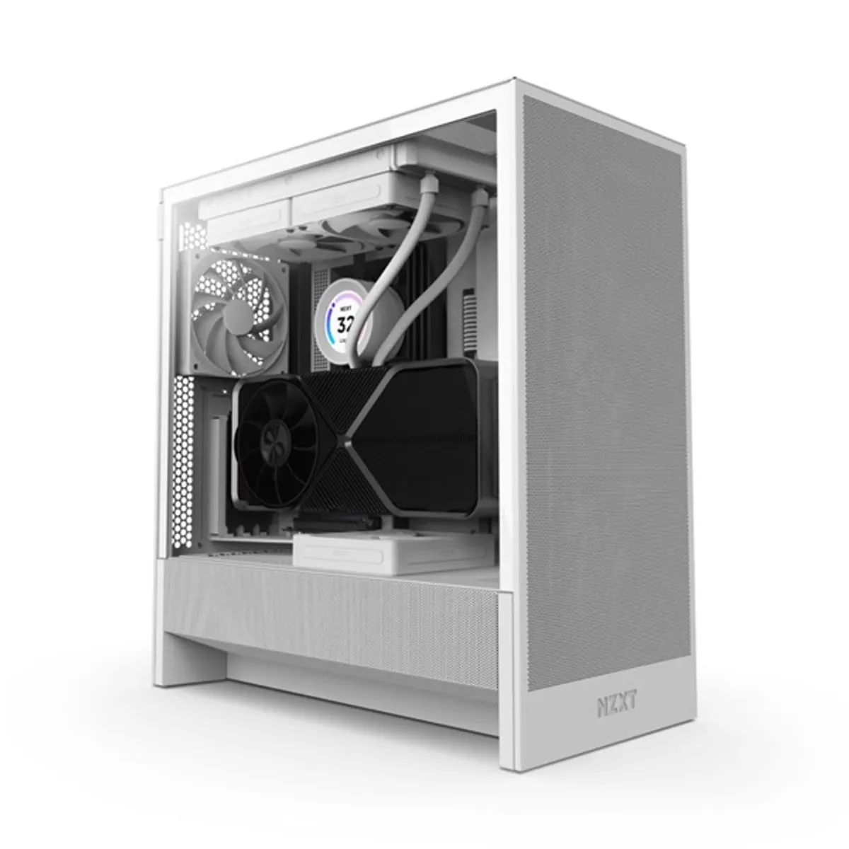 NZXT CC-H52FW-01 H5 Flow Fehér E-ATX 465x225x430 mm #1