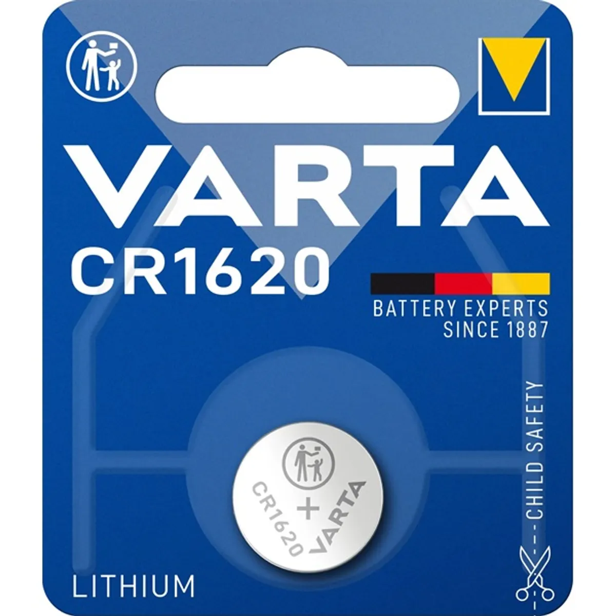 VARTA 6620112401 CR1620 lítium gombelem 1db #3