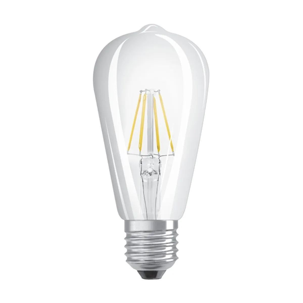 LEDVANCE 4052899972353 LED Edison körte E27 6W 806 lm 2700K 300 fok Energiaosztály A Filament #1