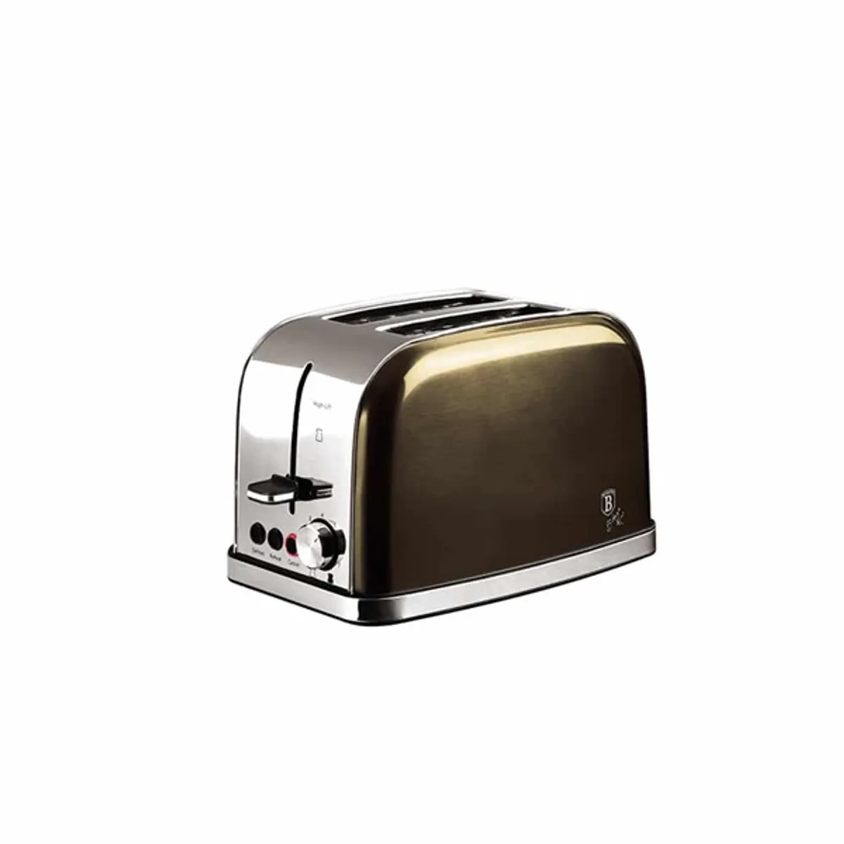 Berlinger Haus BH/9395 kenyérpirító fekete 850 W 2 szelet automatikus szeletkiemelés morzsatálca #1