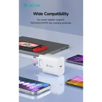 Devia ST399794 30 W type-C hálózati töltő fehér 110-220V usb-C univerzális gyorstöltés #2