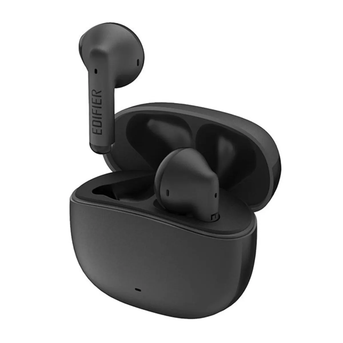 EDIFIER W100T BLACK W100T fülhallgató 13 mm meghajtó, BT 5.1, 10 m, IP54, zajszűrés, 7 óra üzemidő, töltőtokkal 28 óra #1