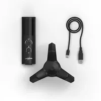 URAGE 00186059 Stream 750HD USB gamer mikrofon kardioid és multidirekciós mód, pop szűrő, fém láb, 3,5 mm monitor kimenet, 2,5 m kábel, fekete #3