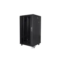 LANBERG FF01-6622-12B 19" 22U szabadon álló fekete rack szekrény 600x600 mm