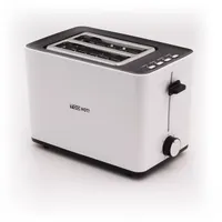 TOO TO-2SL106W-850W kenyérpirító fehér 2 szelet 850 W automata középre helyezés morzsatálca