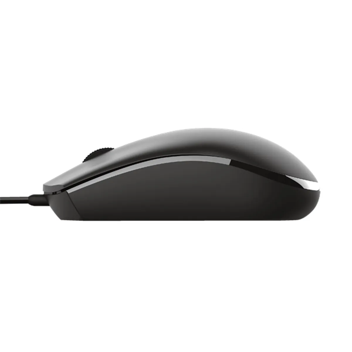 Trust 24271 Basi optikai érzékelő 1200 DPI vezetékes USB 2.0 2-1 gomb fekete kétkezes 160 cm kábel #3