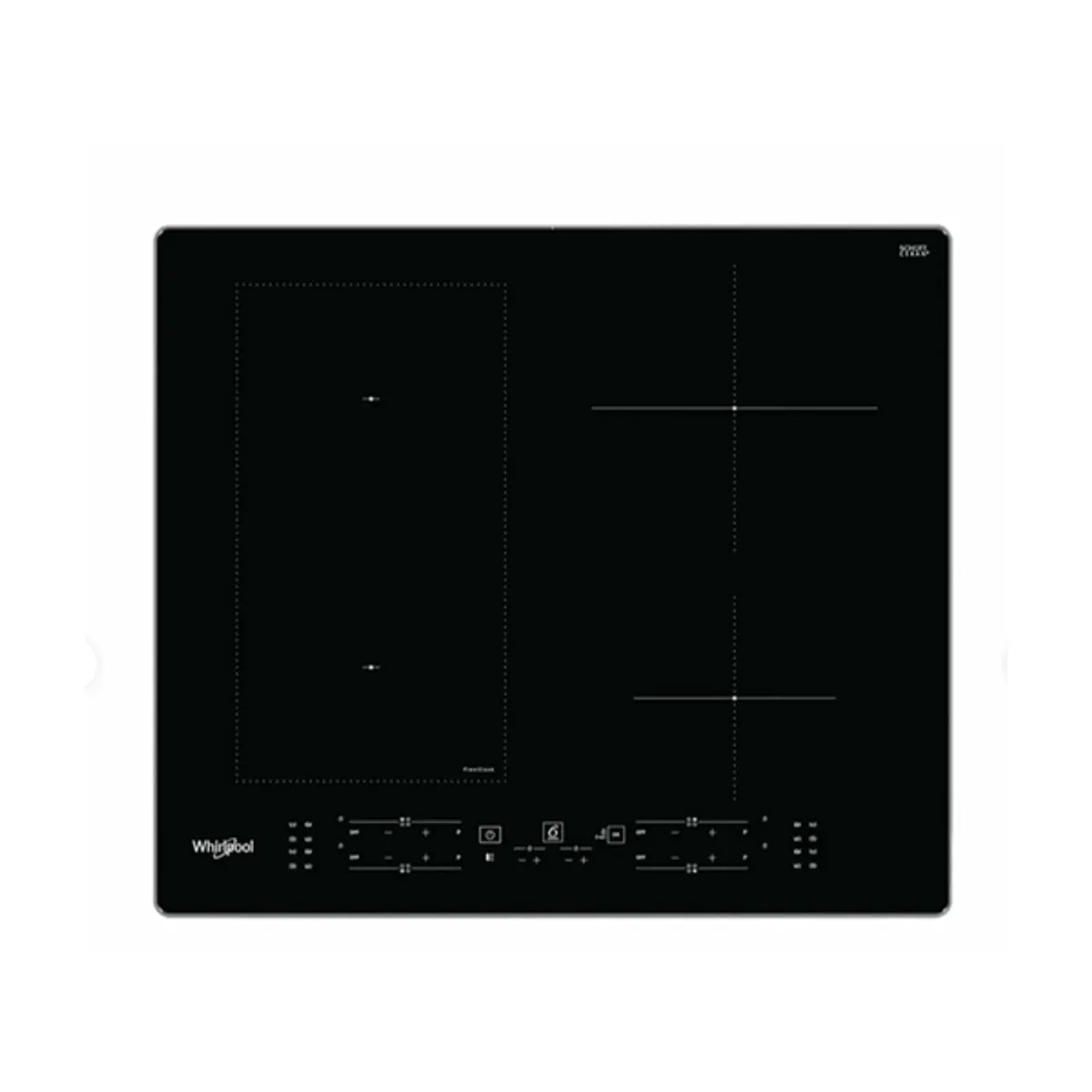Whirlpool 869991572080 WL B5860 AL fekete 4 zónás indukciós beépíthető főzőlap #1