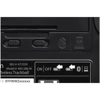 Kensington K72359WW Expert mouse wireless trackball optikai Bluetooth 4.0 LE RF kétkezes 4 gomb görgő gyűrű fekete #10