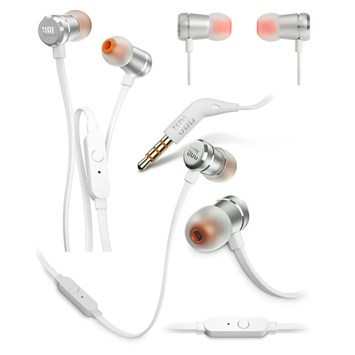 JBL JBLT290SIL T290 ezüst kábel 124 cm 3,5 mm jack 2.0 mikrofonos fülhallgató 20-20000 Hz 16 ohm 102 dB #2