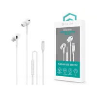 Devia ST126077 Kintone Series A2 Lightning csatlakozó mikrofonos fülhallgató 120 cm kábel 10 mm hangszóró beépített mikrofon hangerő szabályzó