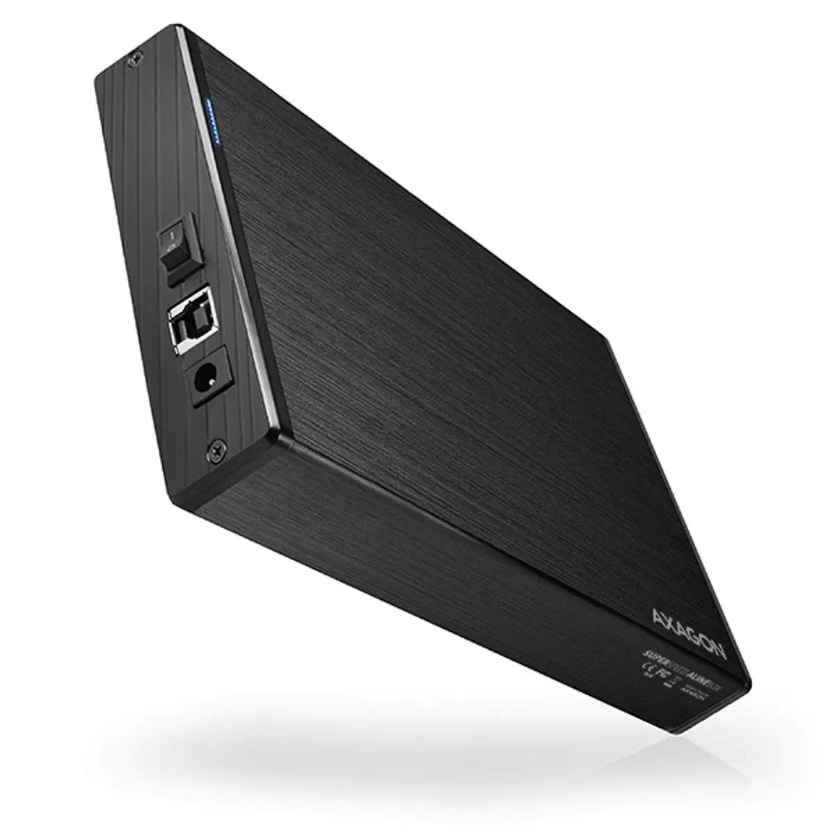 AXAGON EE35-XA3 ALINE Box Alumínium Fekete USB 3.0 3.5" SATA külső #1