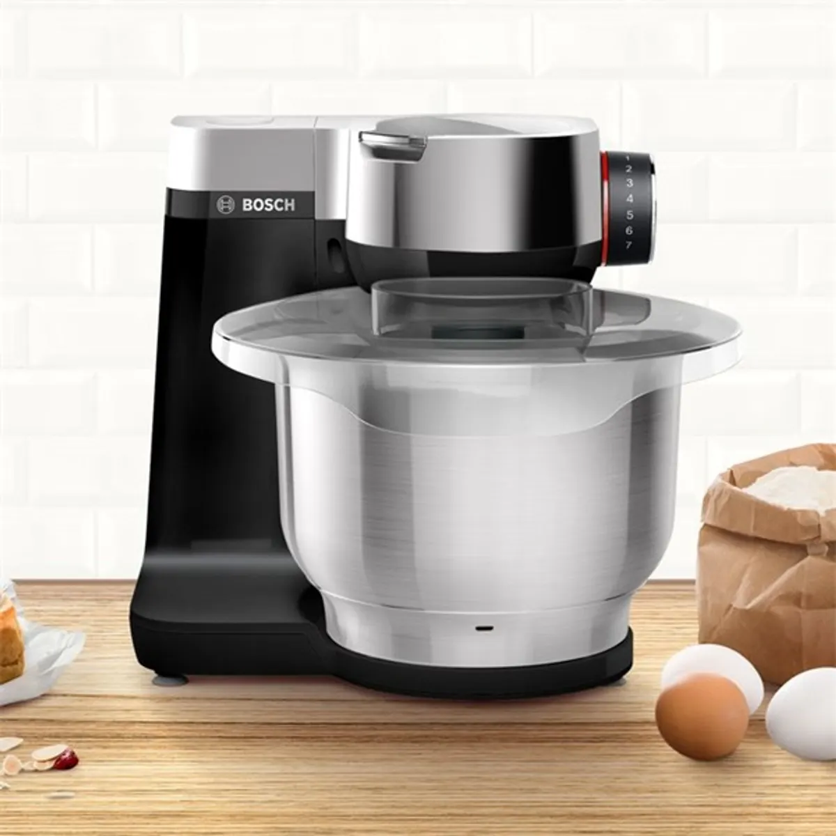 Bosch MUMS2VM00 MUM Series 2 900 W 3,8 l rozsdamentes acél tál #2
