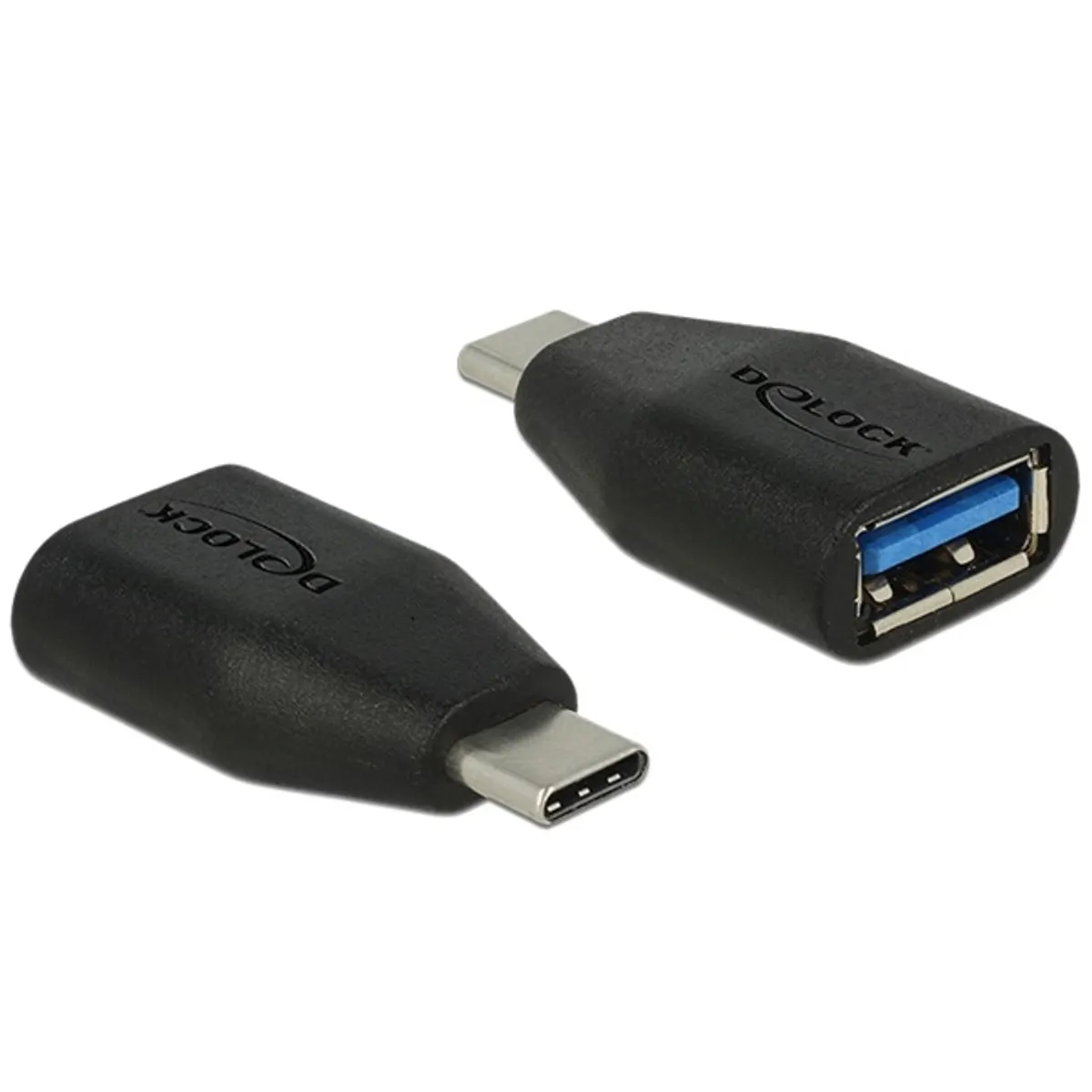 Delock 65519 USB-C dugó USB-A hüvely adapter fekete USB 3.1 Gen 2 #1