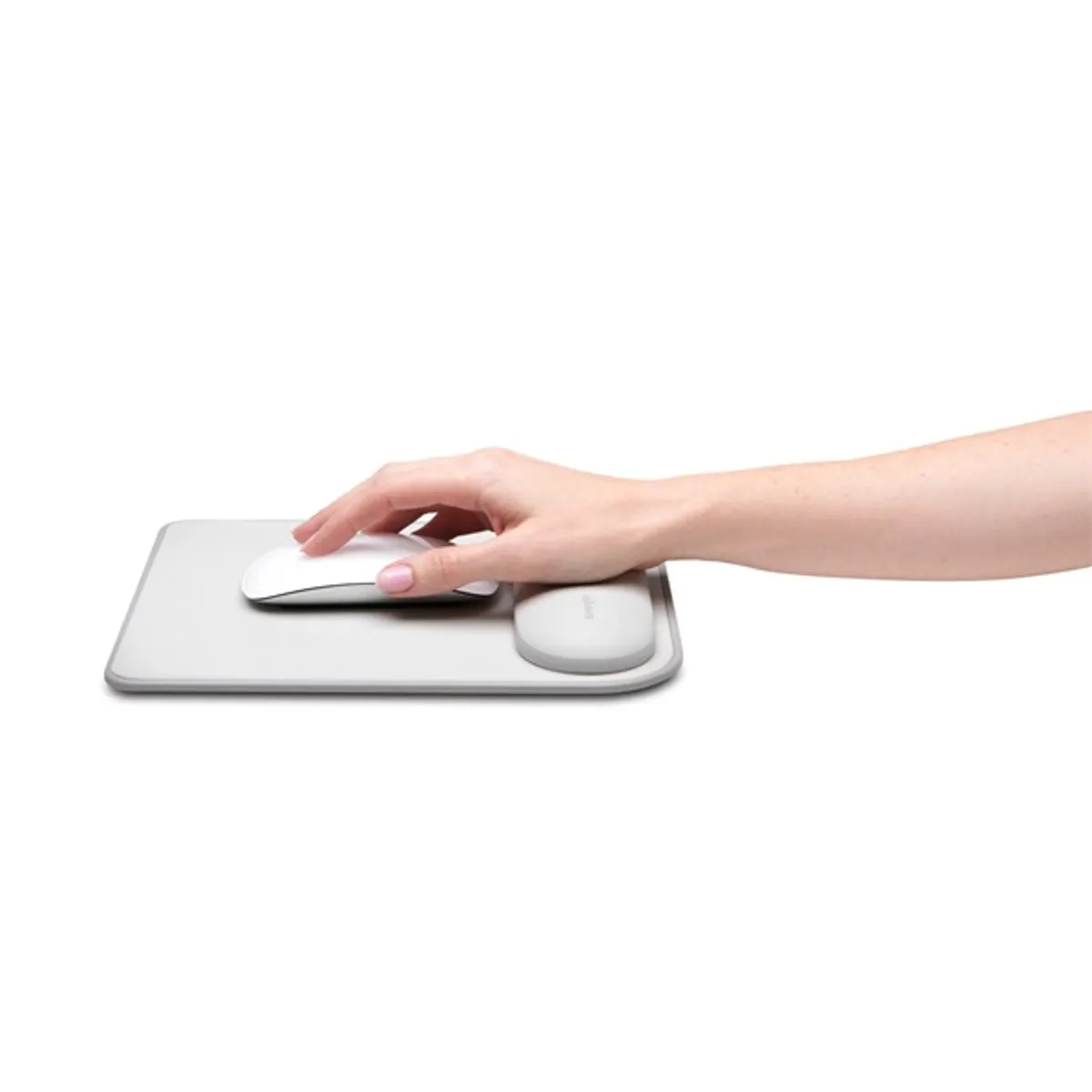 Kensington K50437EU ErgoSoft csuklótámaszos egérpad szürke 195x210 mm műbőr #4