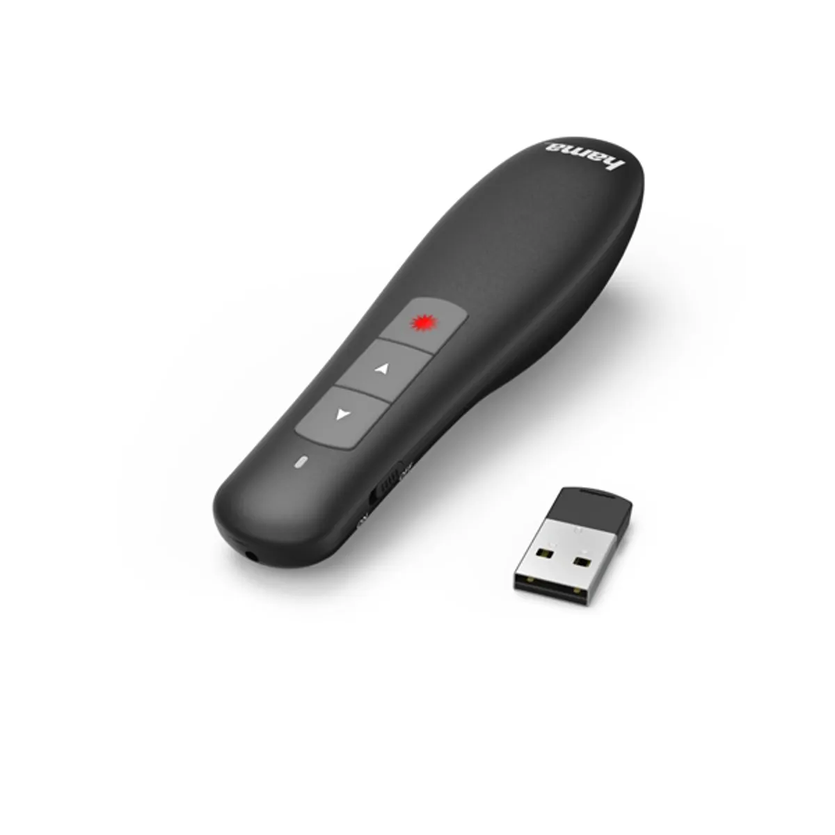 Hama 00139915 X-Pointer prezenter 2,4 GHz RF prezentáció vezérlő PowerPoint-kompatibilis vörös lézerrel #1